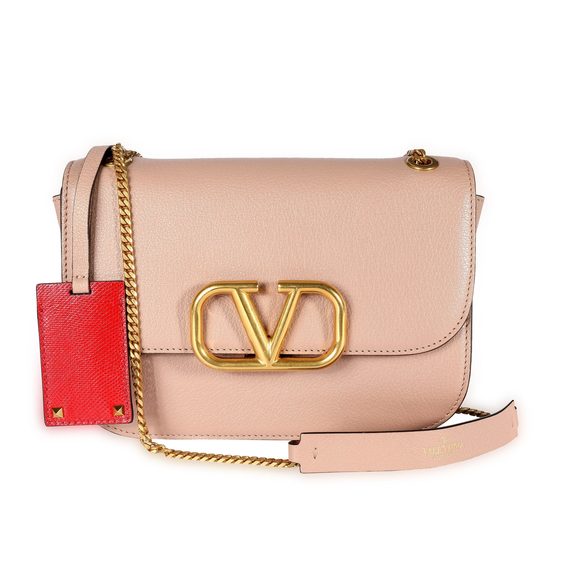 【Valentino】◆Crossbody Shoulder Chain Bag◆Rose◆ Valentino | Bags | Valentino Rose Leather Vlogo Chain